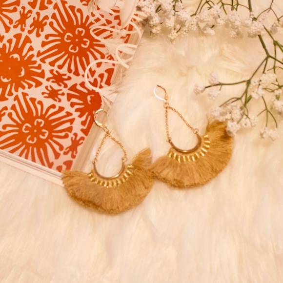 Bohemian Fringe Earrings - Picture 1 of 2